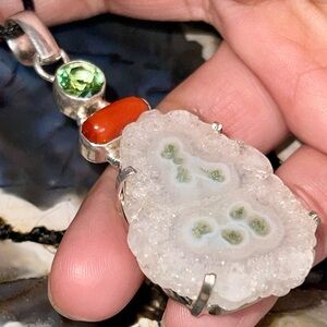 Solar Quartz Pendant 2 7/8”